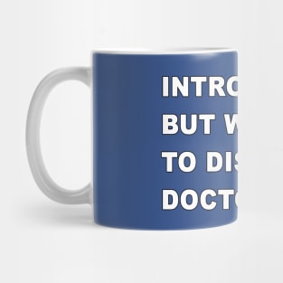 Willing to Discuss Doctor Who Mug